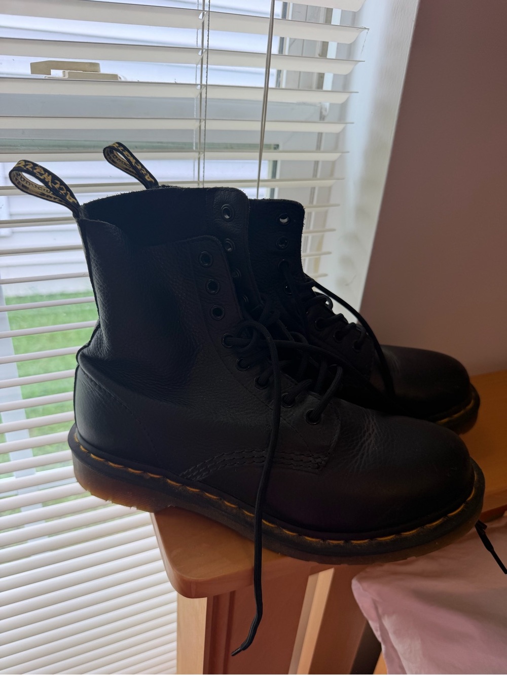 Dr. Martens 1460 Nappa Leather Lace Up Boots